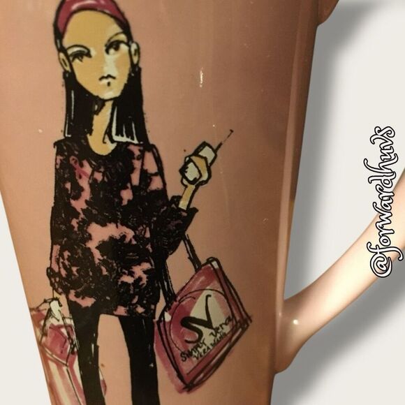 Simply Vera Vera Wang Ribbon Mug Pink - Picture 3 of 10